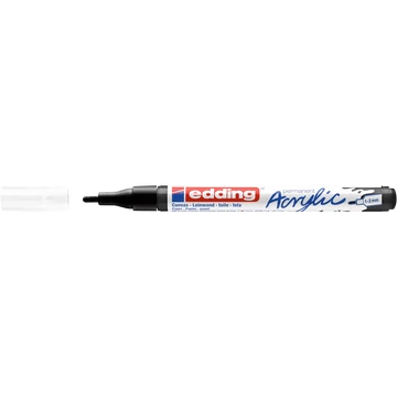 Akril marker 1-2mm, Edding 5300 fekete