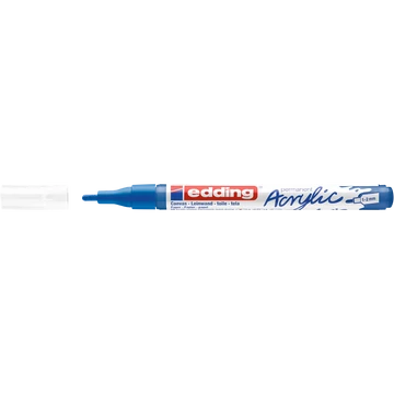 Akril marker 1-2mm, Edding 5300 kék