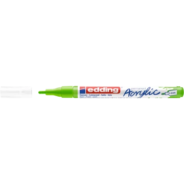 Akril marker 1-2mm, Edding 5300 sárgászöld