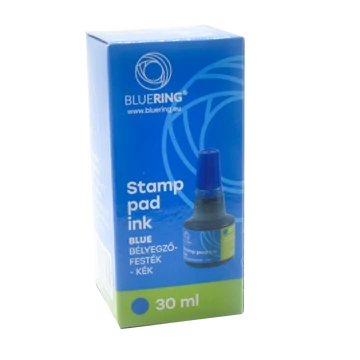 Bélyegzőfesték 30ml, Bluering® Flower kék