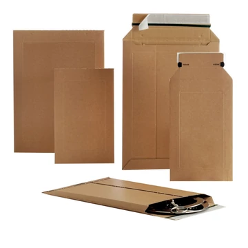 Csomagküldő webshop hullámkarton tasak A2, 414x570mm/434x585mm E-Flute