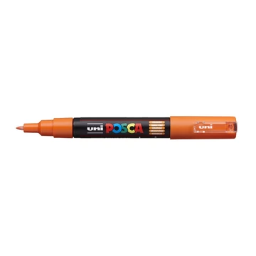 Dekormarker 0,7-1mm, Uni Posca PC-1M narancs