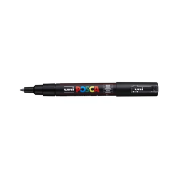 Dekormarker 0,7-1mm, Uni Posca PC-1M fekete
