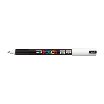 Dekormarker 0,7mm, Uni Posca PC-1MR fehér