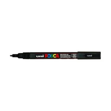 Dekormarker 0,9-1,3mm, Uni Posca PC-3M fekete