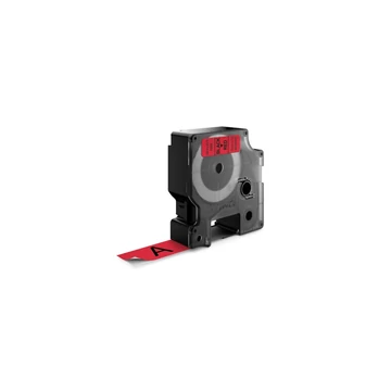 Feliratozógép szalag Dymo D1 S0720870/45807 19mmx7m, ORIGINAL, fekete/piros