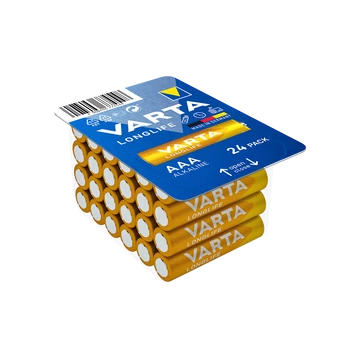 Elem AAA mikro LR03 Longlife BigBox 24 db/csomag, Varta