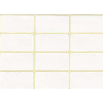 Etikett címke, 20x38mm, 5 lap, 12 címke/lap