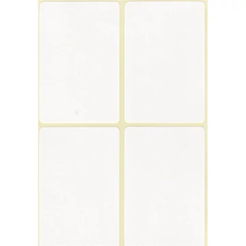 Etikett címke, 45x70mm, 15 lap, 4 címke/lap