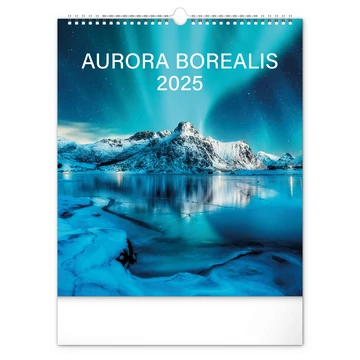 Falinaptár képes  300x340mm Aurora Borealis Realsystem 2026.