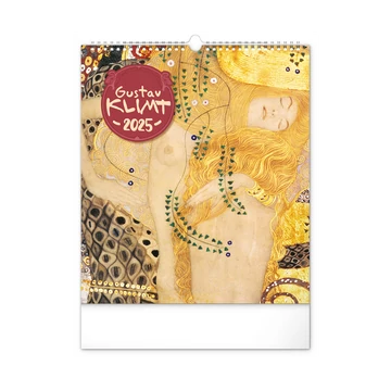 Falinaptár képes  300x340mm Gustav Klimt Realsystem 2026.