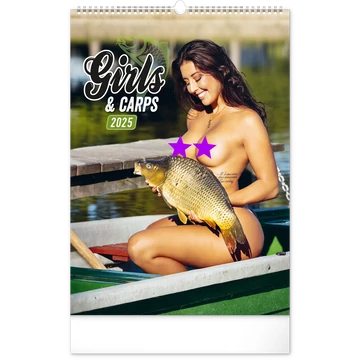 Falinaptár képes  330×460mm Girls and Carps Realsystem 2026.
