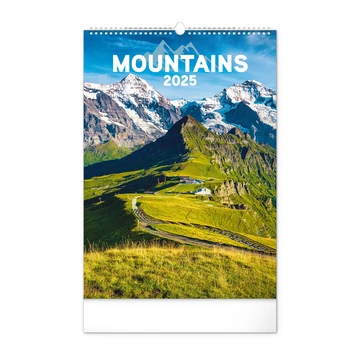Falinaptár képes  330×460mm Mountains  Realsystem 2026.