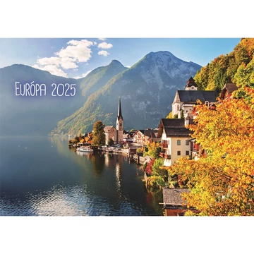 Falinaptár képes 460x320mm, Európa Realsystem 2026.