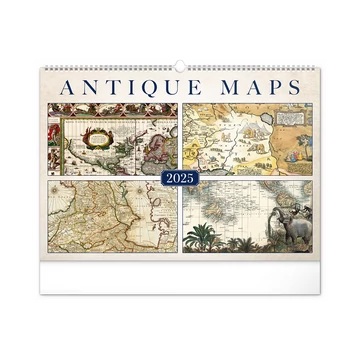 Falinaptár képes  480×330mm Antique Maps Realsystem 2026.