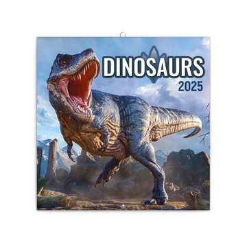 Falinaptár képes lemeznaptár 300x300mm, Dinosaurs Realsystem 2026.