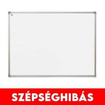 Fehértábla mágneses alukeretes 90x120cm, 1 db/doboz, Bluering®