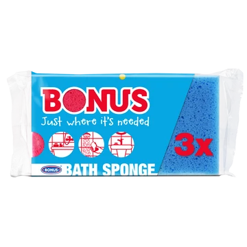 Fürdőszivacs 3 db/csomag Bonus B057