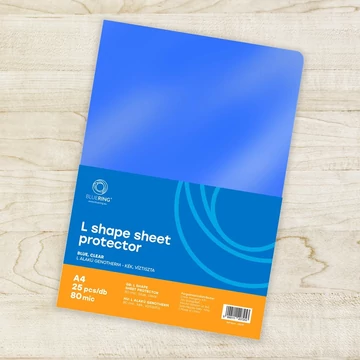 Genotherm `L` A4, 80 micron kék 25 db/csomag, Bluering®,