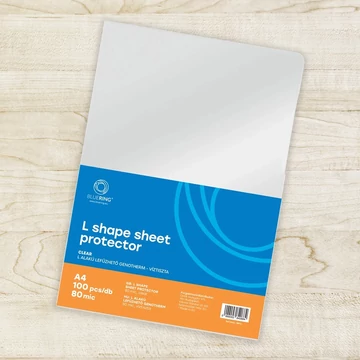 Genotherm `L` A4, 80 micron víztiszta Bluering® 100 db/csomag,