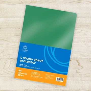 Genotherm `L` A4, 80 micron zöld 25 db/csomag, Bluering®,