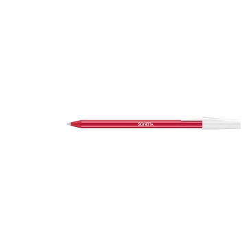 Golyóstoll 0,7mm, kupakos, Ico Signetta, írásszín piros