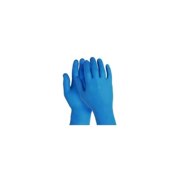 Gumikesztyű nitril púdermentes M 200 db/doboz Maxter kék