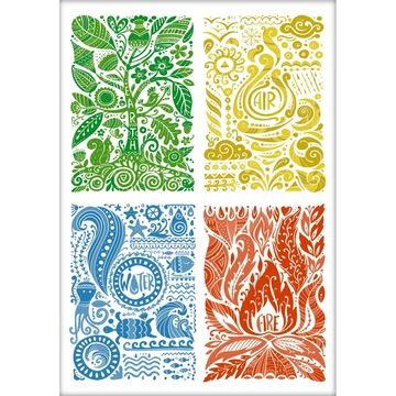 Határidőnapló Colors A5 heti, fehér lapokkal Elements Dayliner 2026.