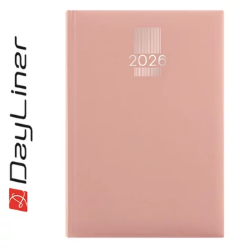 Határidőnapló MyPastel A5 heti, krémszínű lapokkal púder Dayliner 2026.