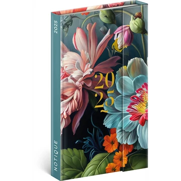 Határidőnapló mágnessel záródó, fehér lapokkal Fox 130x160 mm, Presco