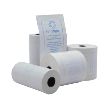 Hőpapír 57 mm széles, 13fm hosszú, cséve 12mm, 10 tekercs/csomag, ( 57/35 ) BPA mentes Bluering®