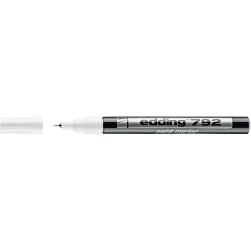 Lakkmarker 0,8mm, kerek Edding 792 fehér