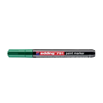 Lakkmarker 1-2mm, kerek Edding 791 zöld