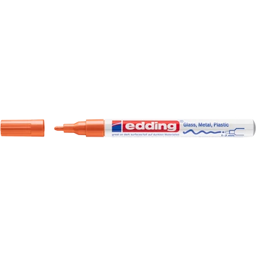 Lakkmarker 1-2mm, kerek Edding 751 narancs