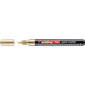 Lakkmarker 1-2mm, kerek Edding 791 arany