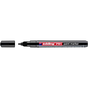 Lakkmarker 1-2mm, kerek Edding 791 fekete