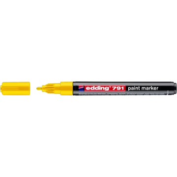 Lakkmarker 1-2mm, kerek Edding 791 sárga