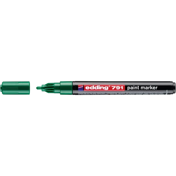 Lakkmarker 1-2mm, kerek Edding 791 zöld