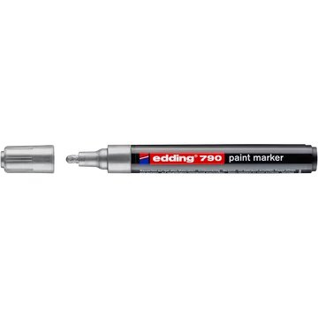 Lakkmarker 2-3mm, kerek Edding 790 ezüst