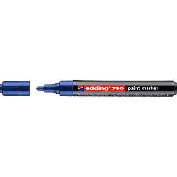 Lakkmarker 2-3mm, kerek Edding 790 kék