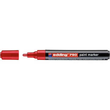 Lakkmarker 2-3mm, kerek Edding 790 piros