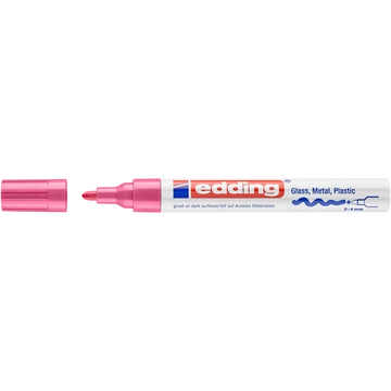 Lakkmarker 2-4mm, kerek Edding 750 rózsa