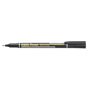 Alkoholos marker 1,2mm NF450-A Pentel vékony hegyű OHP S fekete