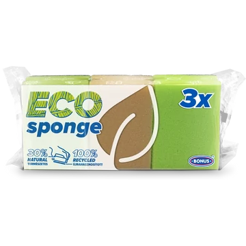 Mosogatószivacs 3 db/csomag formázott Bonus B019