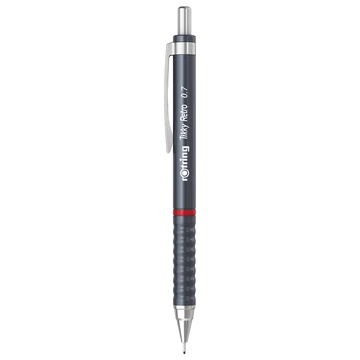Nyomósirón 0,7mm, szürke test, Rotring Tikky Retro