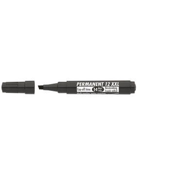 Alkoholos marker 1-4mm, vágott Ico 12XXL fekete