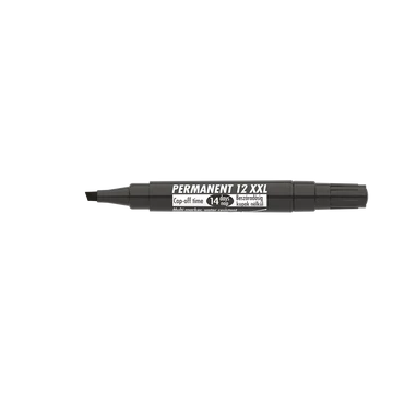 Alkoholos marker 1-4mm, vágott Ico 12XXL fekete