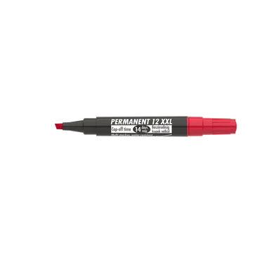 Alkoholos marker 1-4mm, vágott Ico 12XXL piros