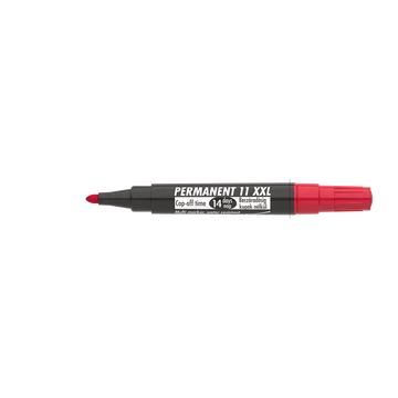 Alkoholos marker 3mm, kerek Ico 11XXL piros