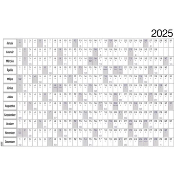 Plakátnaptár 2 oldalas éves tervezővel 980x680mm, Realsystem 2026.